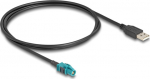 DELOCK Kabel HSD Z Female to USB 2.0 Typ-A Stecker 1 m
