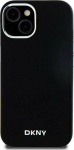 DKNY DKNY DKHMP14SSMCHLK iPhone 14 / 15 / 13 6.1'' czarny/black hardcase Liquid Silicone Small Metal Logo MagSafe