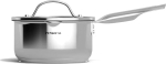 Pensofal 1612 Single-handle Saucepan With Glass Lid Milk Boiler - New Era 16cm