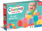 AS Clementoni: Soft Clemmy Touch & Play - 10 Soft Blocks Set (1033-17988)
