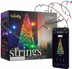 Twinkly Strings 750 RGB LED, black wire, 60 m, IP44