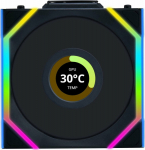 Lian Li UNI FAN SL Wireless LCD L&uuml;fter, ARGB, PWM - 120 mm, schwarz