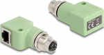 Delock Network adapter - 8 pin M12-X (W) zu RJ-45 (W)