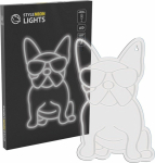 Manta SNL66WH Style Neon Lights FRENCH BULLDOG White