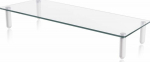 Equip Monitor table riser glass table 20Kg schwarz retail