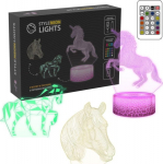 Manta SNL116RGB LED lamp Light decoration Horses RGB 3D