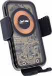 InLine&reg; KFZ Smartphone Halterung, ONE TOUCH QI 2, universal, Wireless Charger