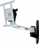 Ergotron LX HD Wall Mount Swing Arm - Mounting (Swivel arm, knob) f&uuml;r TV (tilt- And pivotable) - Aluminium - screen size: bis zu 106.7 cm (bis zu 106.70cm (42") ) - Mounting Interface: 100 x 100 mm, 75 x 75 mm, 200 x 200 mm, 400 x 200 mm, 200 x 100 m ...