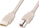 M-Cab 5M USB 2.0 CABLE A-B / M-M, GREY CLASSIC
