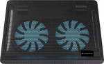 CONCEPTRONIC 2-Fan USB-A2.0 Laptop cooling pad 3Kg 15.6" sw