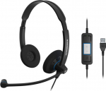 Sennheiser SC60 USB Lync Bin Headset, SC 60 USB ML, Headset