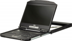 ATE Aten 1U Short Depth USB HDMI, Single Console with Spanish