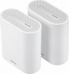 ASUS Wifi 6 802.11ax Tri-band Business Mesh System | EBM68 (2-Pack) | 802.11ax | 4804 Mbit/s | 10/100/1000 Mbit/s | Ethernet LAN (RJ-45) ports 3 | Mesh Support Yes | MU-MiMO No | No mobile broadband | Antenna type Internal | 1