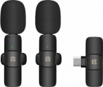 Puluz PU3151B 2 x Mic Wireless microphone