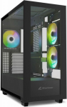 Sharkoon Rebel C60 RGB - Tower - ATX - Side panel with window (hardened glass)