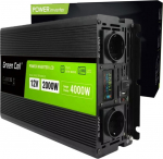 VOLTAGE CONVERTER Green Cell PowerInverter LCD 12V / 230V 2000W/4000W Pure sine wave