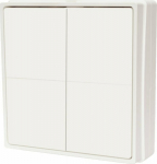 Shelly Shelly Plug & Play ''Blu Wall'' Switch 4 Wandtaster 4-fach 16 Actions White