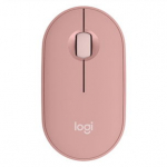 Logitech M350s - Optical mouse - Pebble 2 - tonal rose