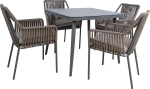 Garden furniture set ANDROS table and 4 chairs