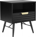 Night stand PIXAR 45x35xH50cm, black