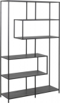 Shelf SEAFORD 114x35xH185cm, black