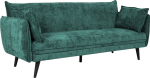Sofa bed NOELLA 3-seater, green