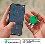 Chipolo POP &ndash; Bluetooth Tracker with Replaceable Battery for iOS & Android, Green