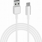 Kabel USB Vega USB-A - USB-C 1 m White (35843)