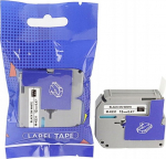 Tape BROTHER M-K231 12mm x 8m black on white replacement