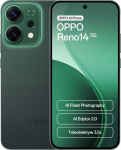 OPPO Reno14 5G puhelin, 256/12 GB, Luminous Green