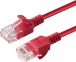 MicroConnect U/UTP CAT6A Slim 0.15M Red