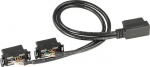 2GO ACV OBD Anschluss T-cable socket 90&deg;>2x SteckerOEM30cm