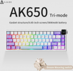 Ajazz Klawiatura gamingowa mechaniczna AK650 Dream Weaver Switch Purple-White-Blue-3 model-RGB