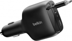 Belkin Boostcharge Kfz-Ladeger&auml;t 75W ausz. USB-C Kabel CCC001hqBK