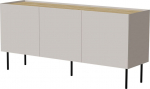 Cama MEBLE Cama FELLINI chest of drawers 150x40x70 cashmere + oiled oak top