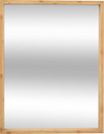 Mirror 5five Bamboo bathroom mirror ramie, 34 x 44 cm