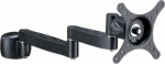 Lindy Single Long Bracket, supports up to 6kgs, Black