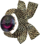Forever SB-370 Leopard Print Smartwatch Rose Gold