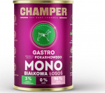 CHAMPER Gastro Monoprotein Salmon - wet dog food - 400g