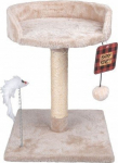 Barry King Cat tree, beige, 39cm, z a place to lie down, z ball and toy