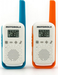 Motorola Talkabout T42 - walkie-talkie, 2-pack (orange-blue)