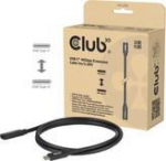 Club3D Kabel USB 4 Typ C 1m Verl&auml;ngerung 40Gbps St/Bu