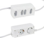 REV Multiple Socket Outlet BiniPlus 6-fold white