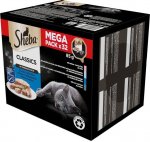 SHEBA Classics Ocean Selection Pate White Fish, Cod, Salmon, Tuna - wet cat food - 32 x 85g