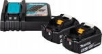 Makita CHARGER AND BATTERY SET 2X5AH 18V