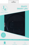 Just Must JM Rugged Case Grip for Samsung Galaxy Tab Active Pro/ Active4 Pro/ Active5 Pro with a strap Black