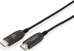 Digitus Hybrid connecting cable HDMI AOC | HDMI-A male-to-male | HDMI 2.1 | UHD-2 8K@60Hz | 48Gbps |HDR, eARC, HDCP 2.2, CEC | 80m