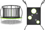Zipro Jump Pro Premium garden trampoline with inner mesh 12FT 374cm + Accuracy Mat