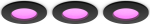 Philips Hue Slim recessed light, S, black, 3 kpl
