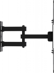 Maclean TV Mount / Bracket, max VESA 400x400, 32-55", up to 25 kg, black, tilt adjustment 0&deg;&ndash;-15&deg; and swivel adjustment +90&deg;&ndash;-90&deg;, MC-190